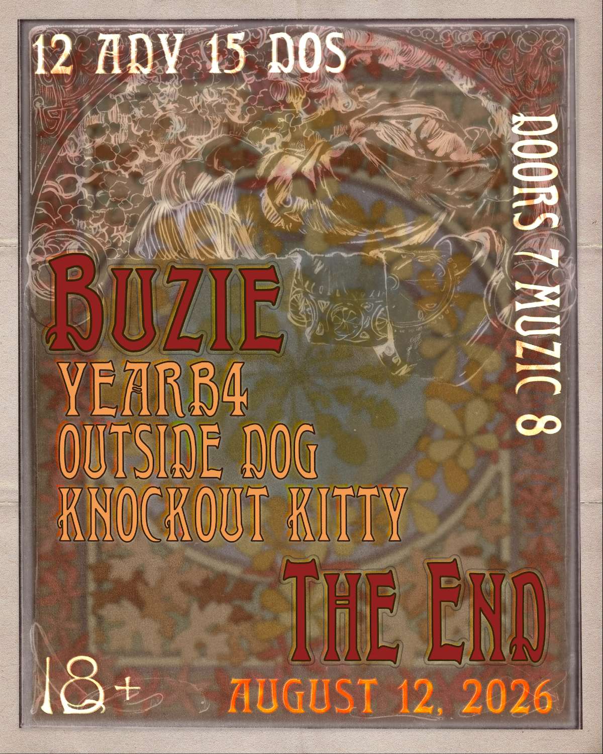 Buzie w/YearB4, Outside Dog & Knockout Kitty – 18+