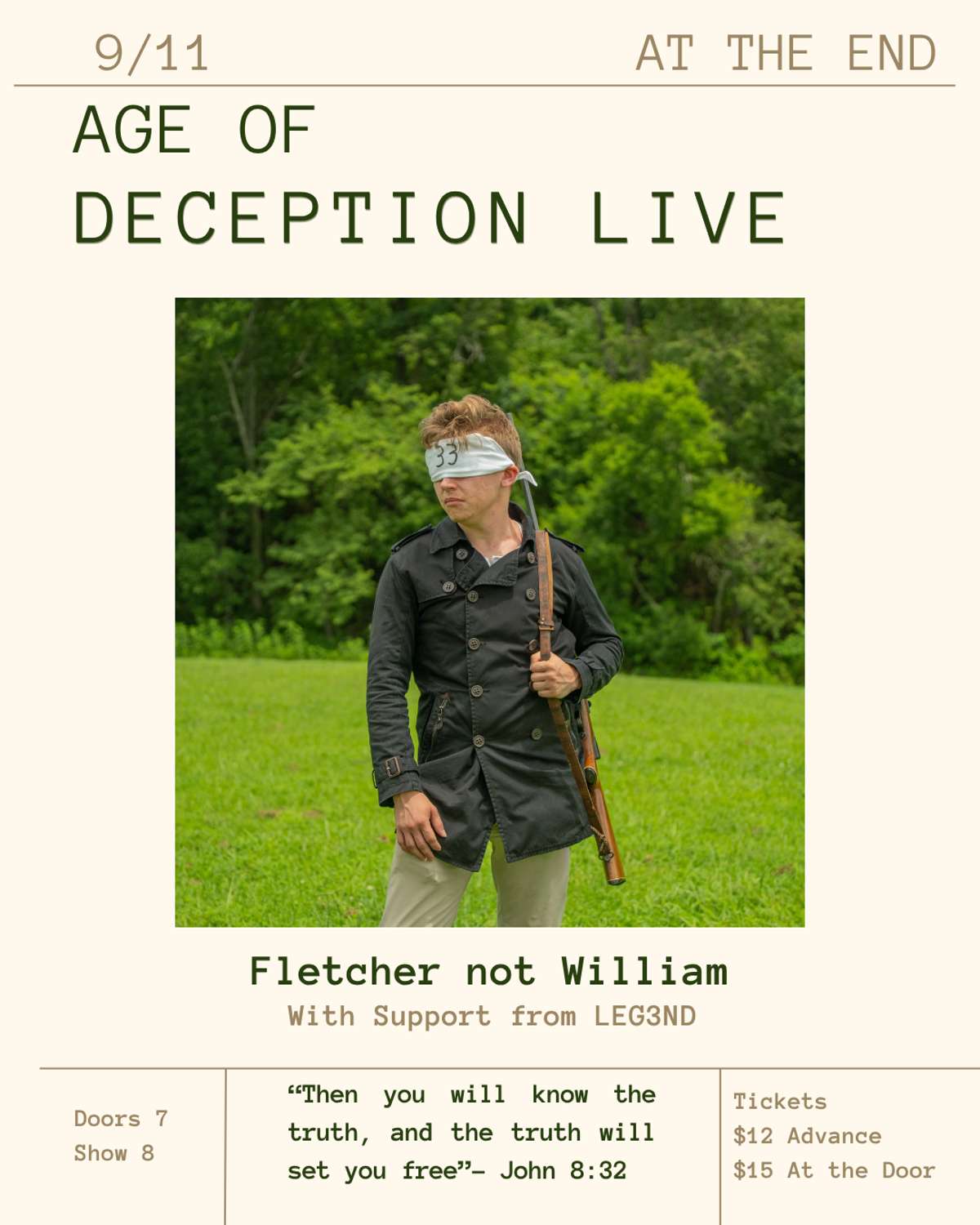 Fletcher Not William w/LEG3ND – 18+