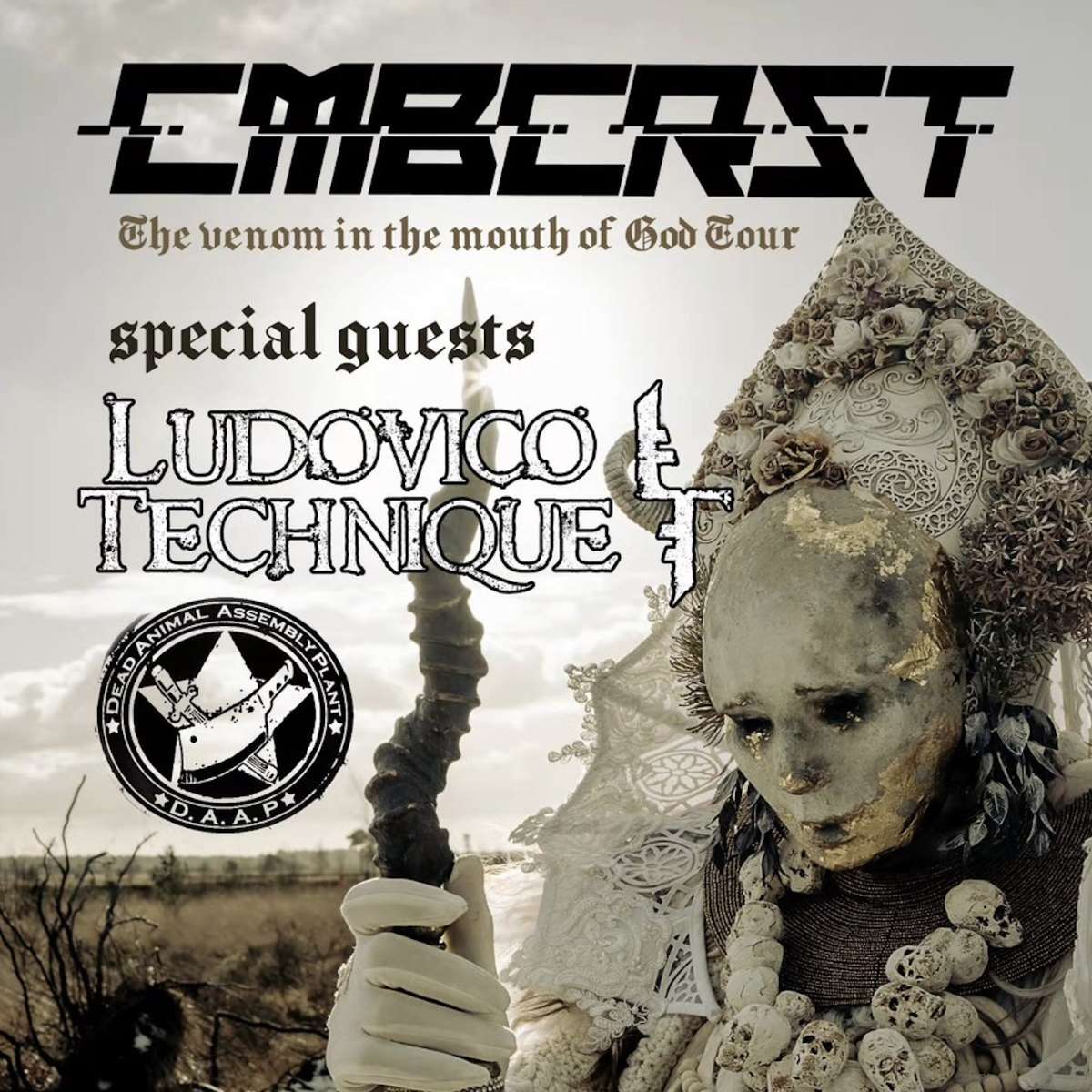 Legacy Concerts Presents: Combichrist w/ Ludovico Technique, Dead Animal Assembly Plant (D.A.A.P.) -18+
