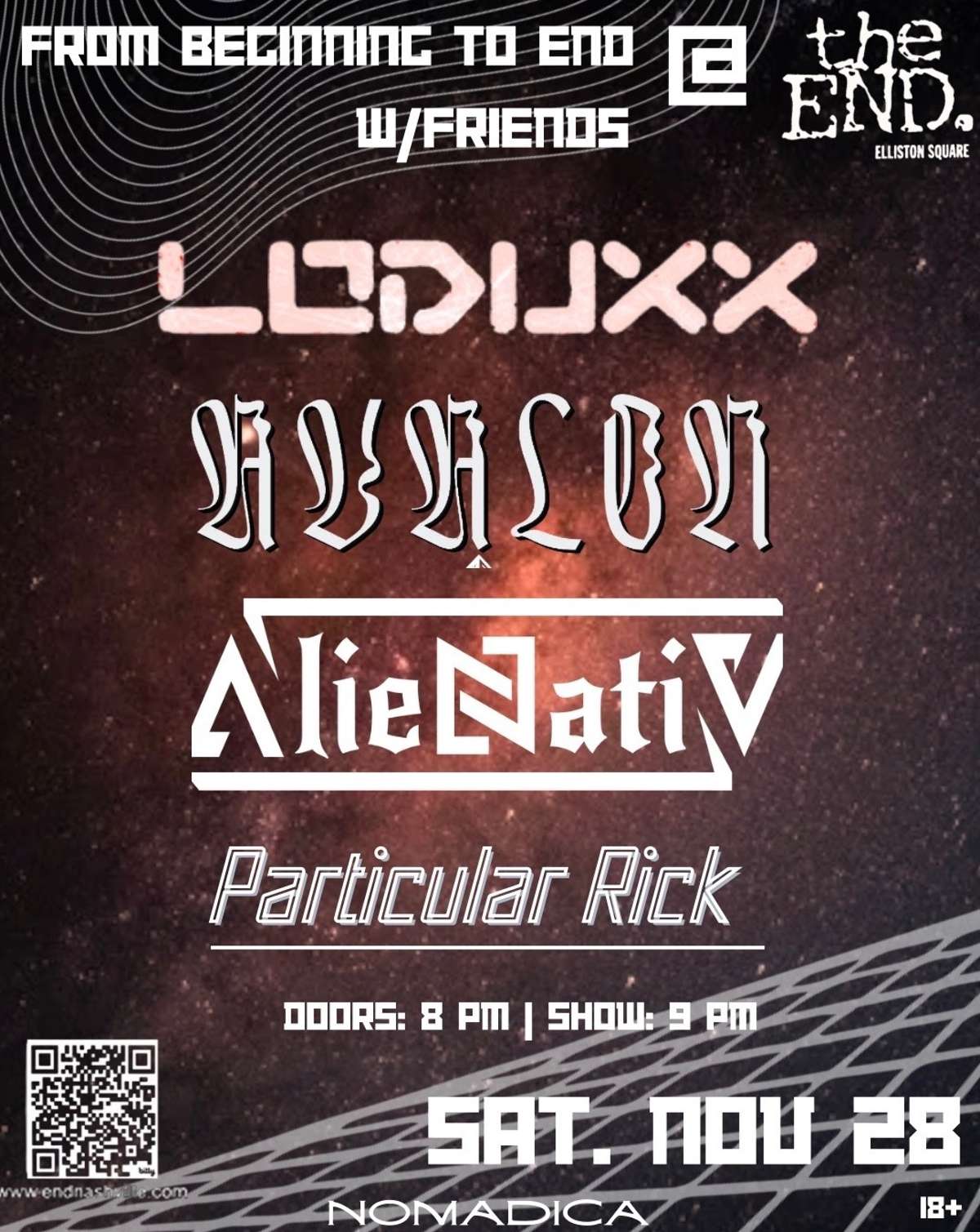 Loduxx w/Paulo Ventura, Avalon & Particular Rick – 18+